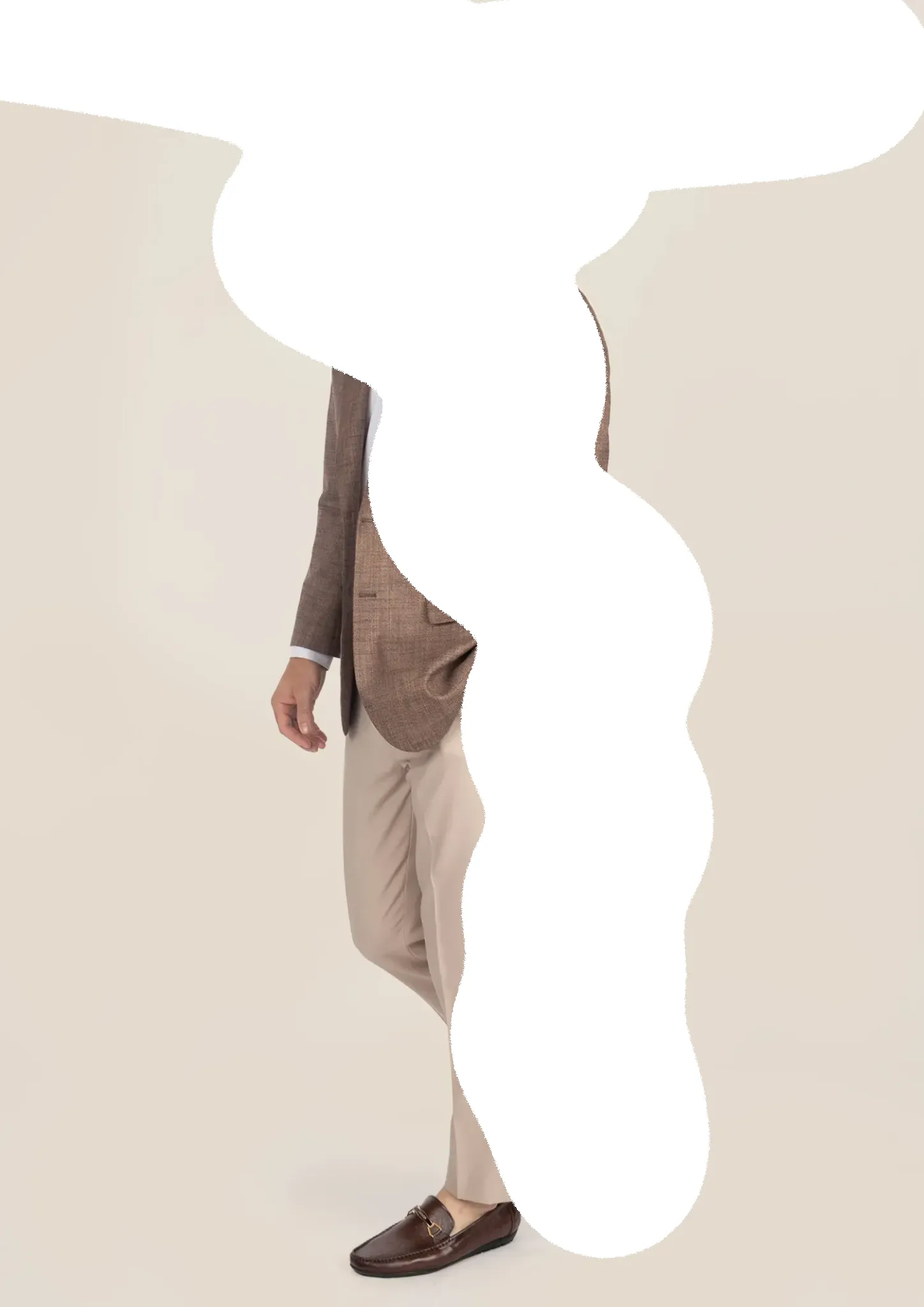 Hudson Tawny Brown Hopsack Jacket sold by Sartoro product image thumbnail 3