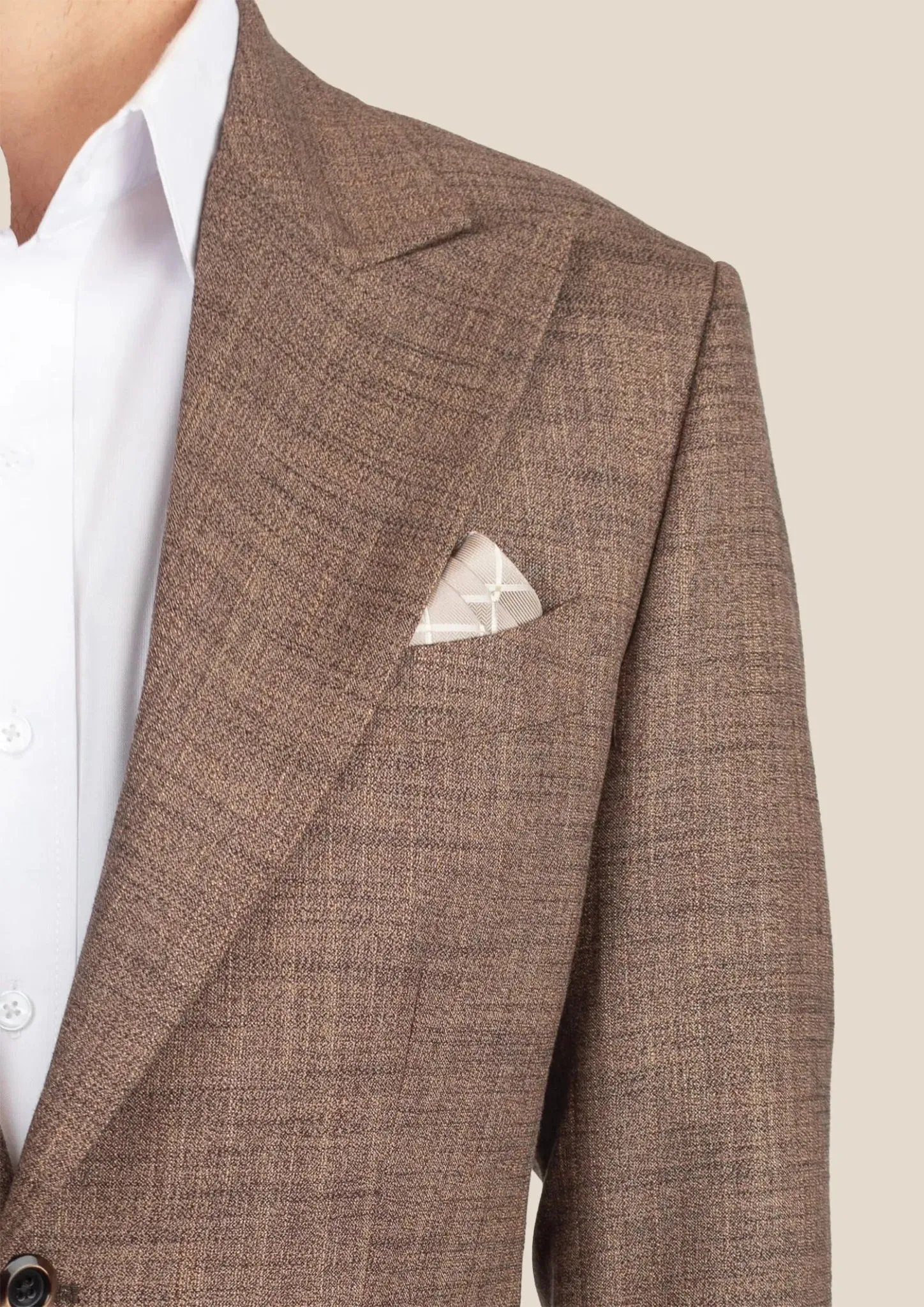 Hudson Tawny Brown Hopsack Jacket sold by Sartoro product image thumbnail 2