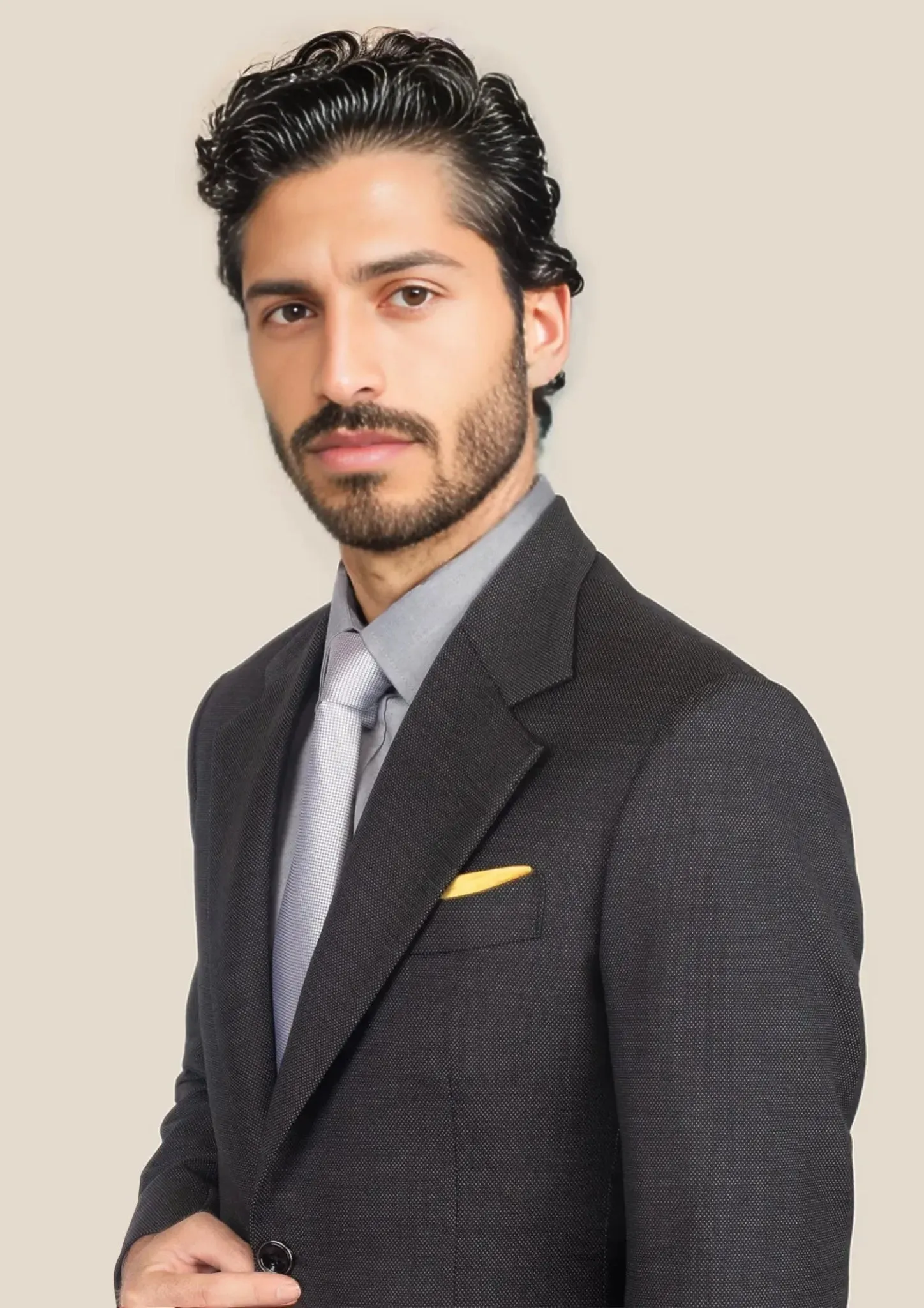 Ellis Black Pindot Jacket sold by Sartoro product image thumbnail 5