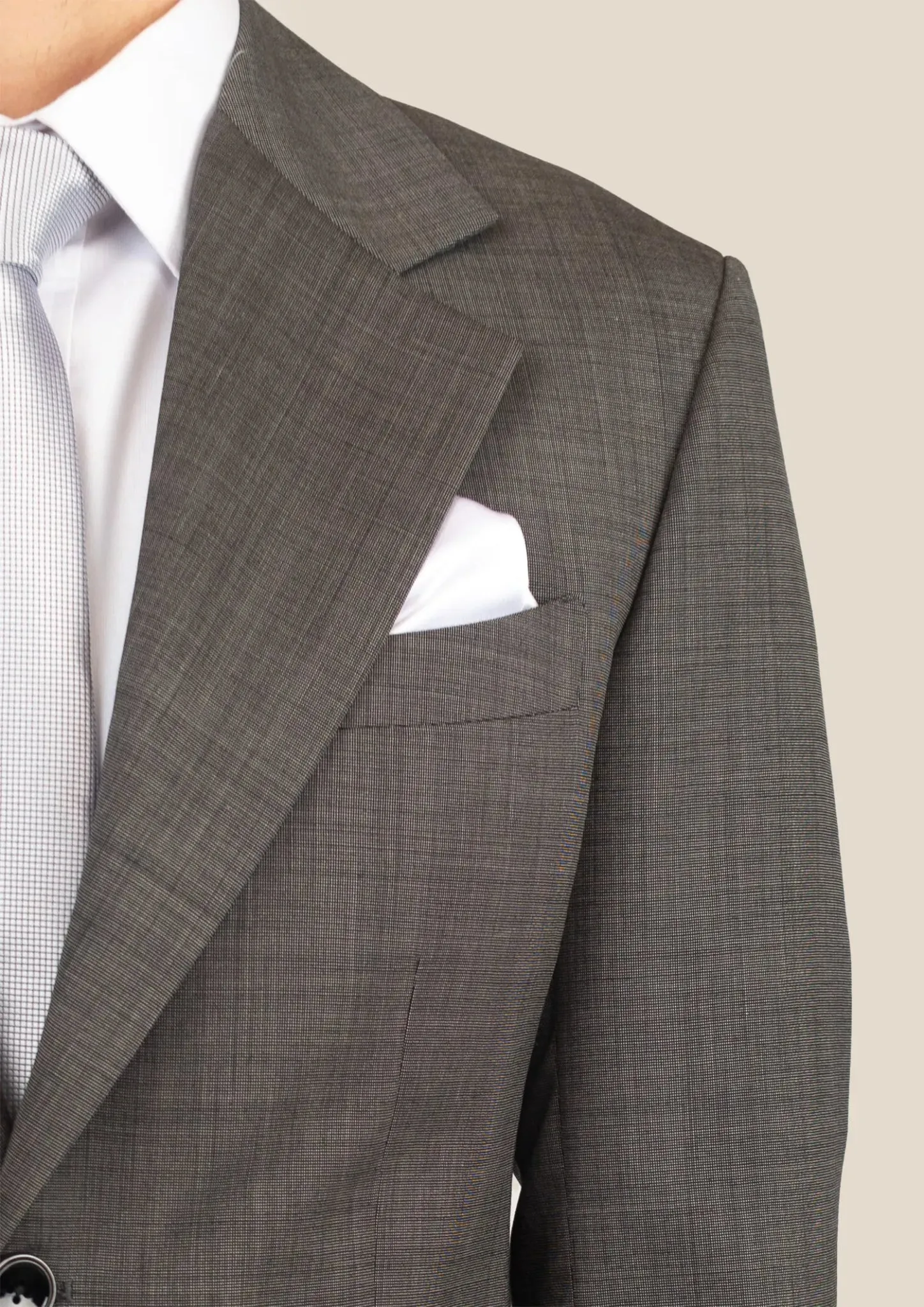 Ellis Carbon Grey Pindot Jacket sold by Sartoro product image thumbnail 2
