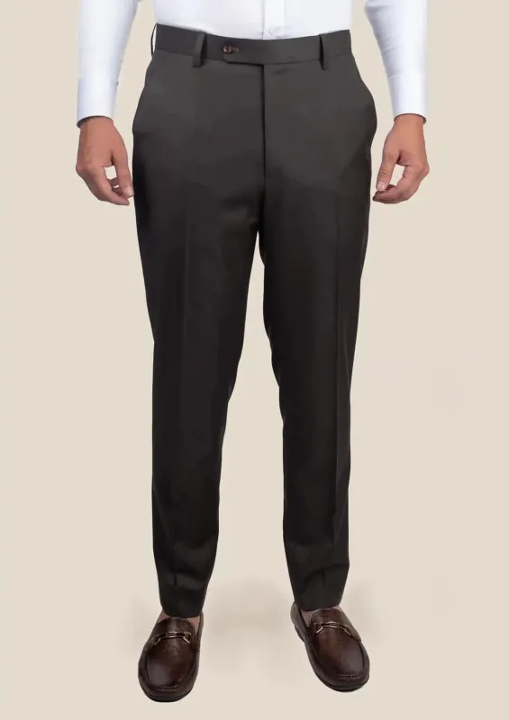 Carbon Grey Pindot Pants sold by Sartoro