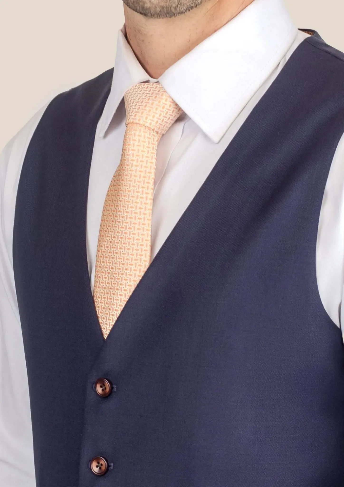 Stratos Blue Mohair Vest sold by Sartoro product image thumbnail 2