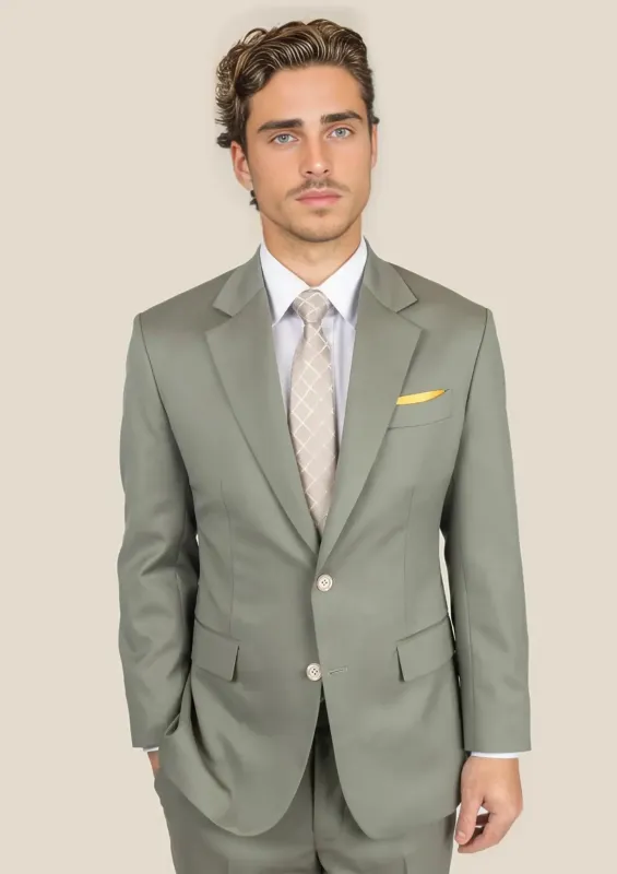 Astor Verona Sage Twill Suit sold by Sartoro