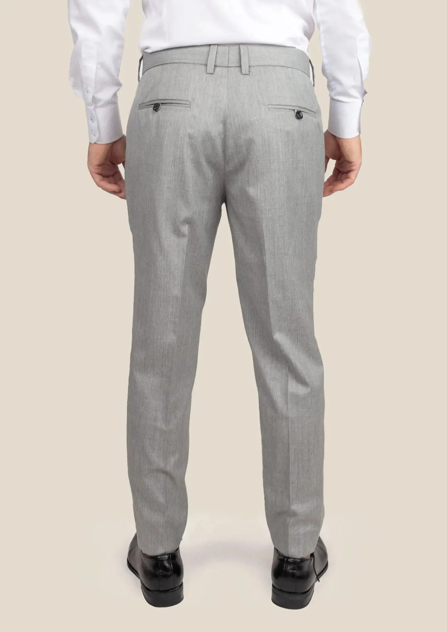 Glacier Grey Twill Pants sold by Sartoro product image thumbnail 4