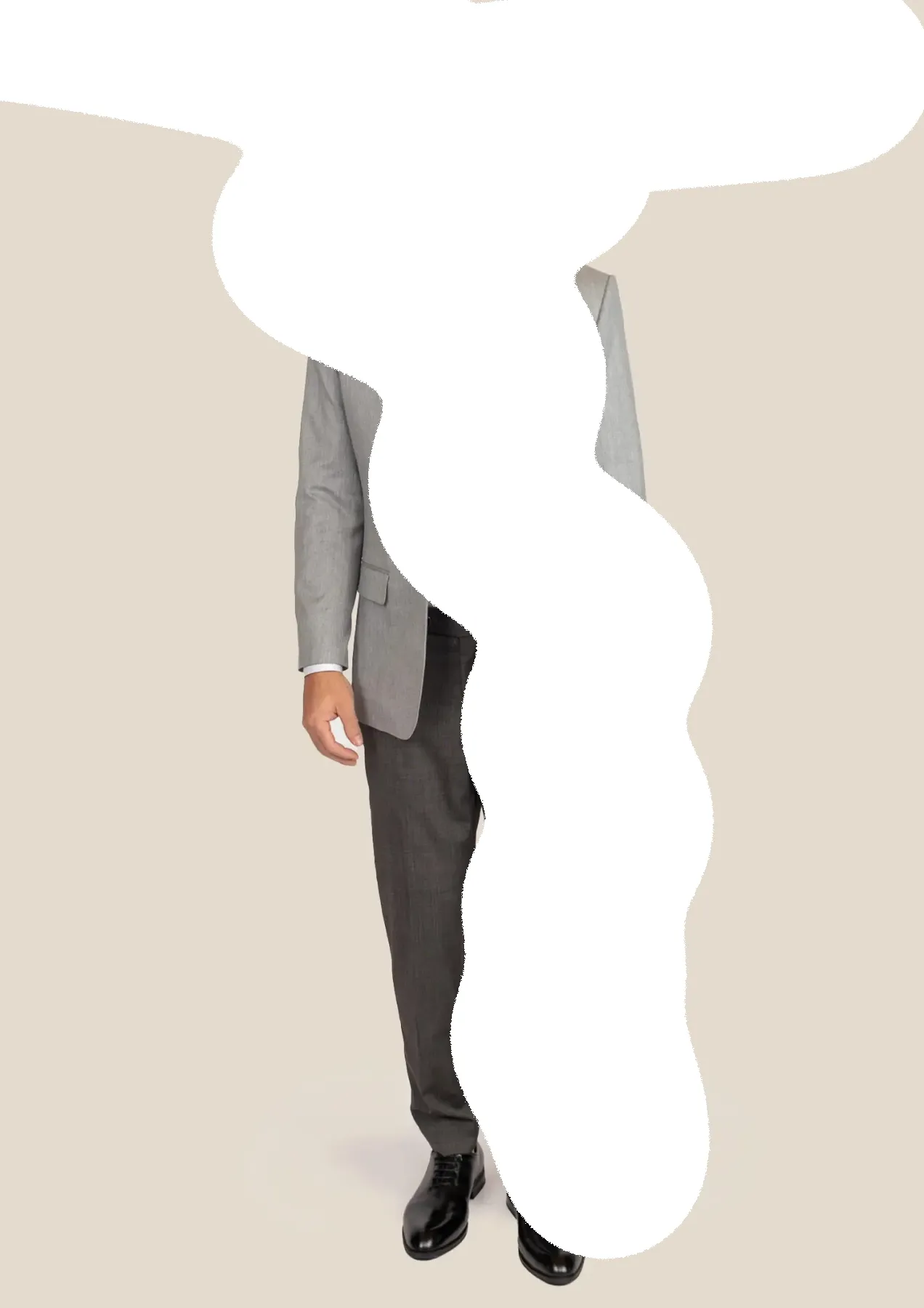 Astor Glacier Grey Twill Jacket sold by Sartoro product image thumbnail 5