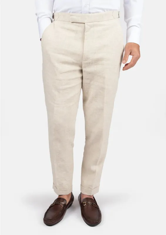 Sand Linen Pants sold by Sartoro