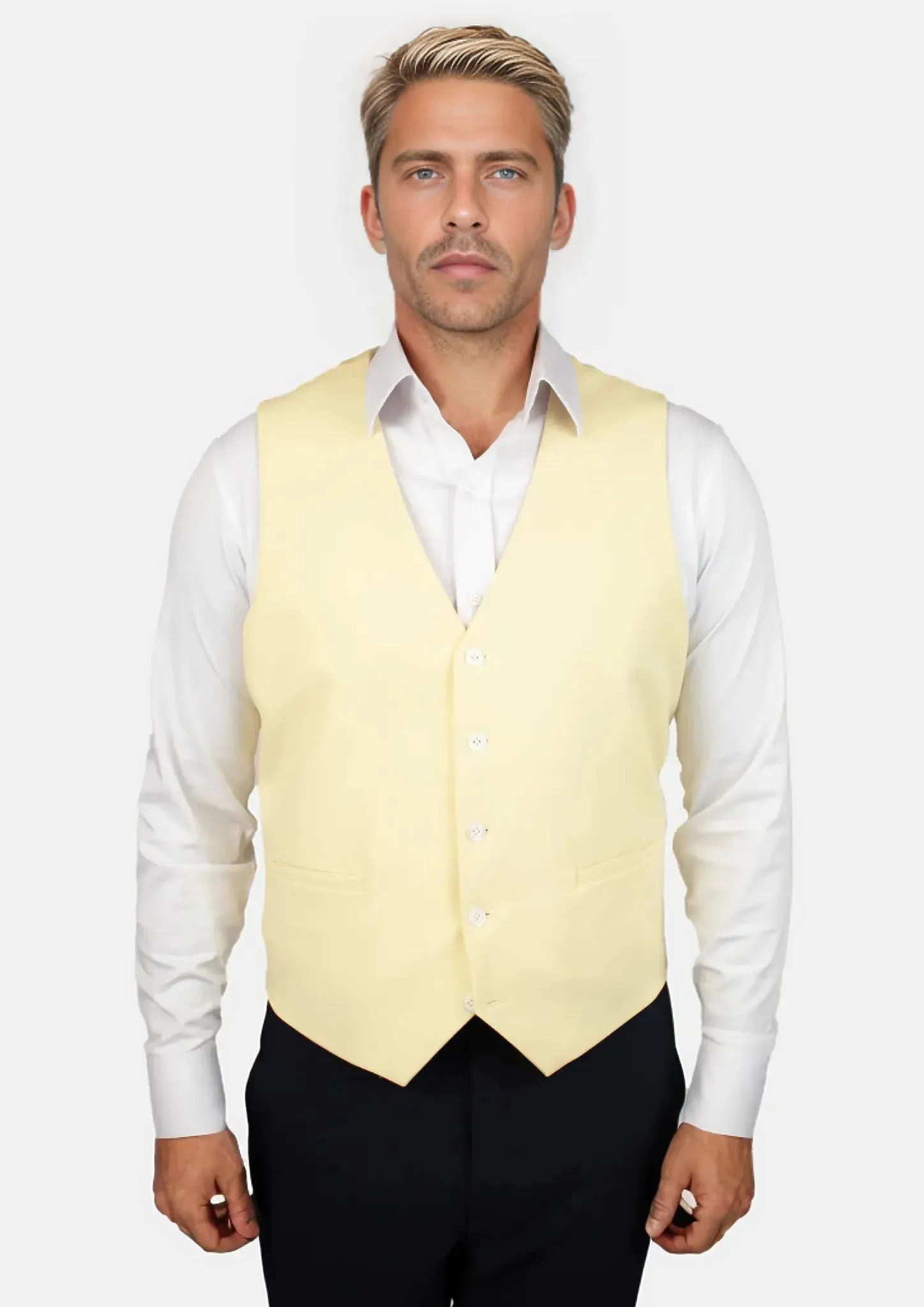 Cream Vest sold by Sartoro