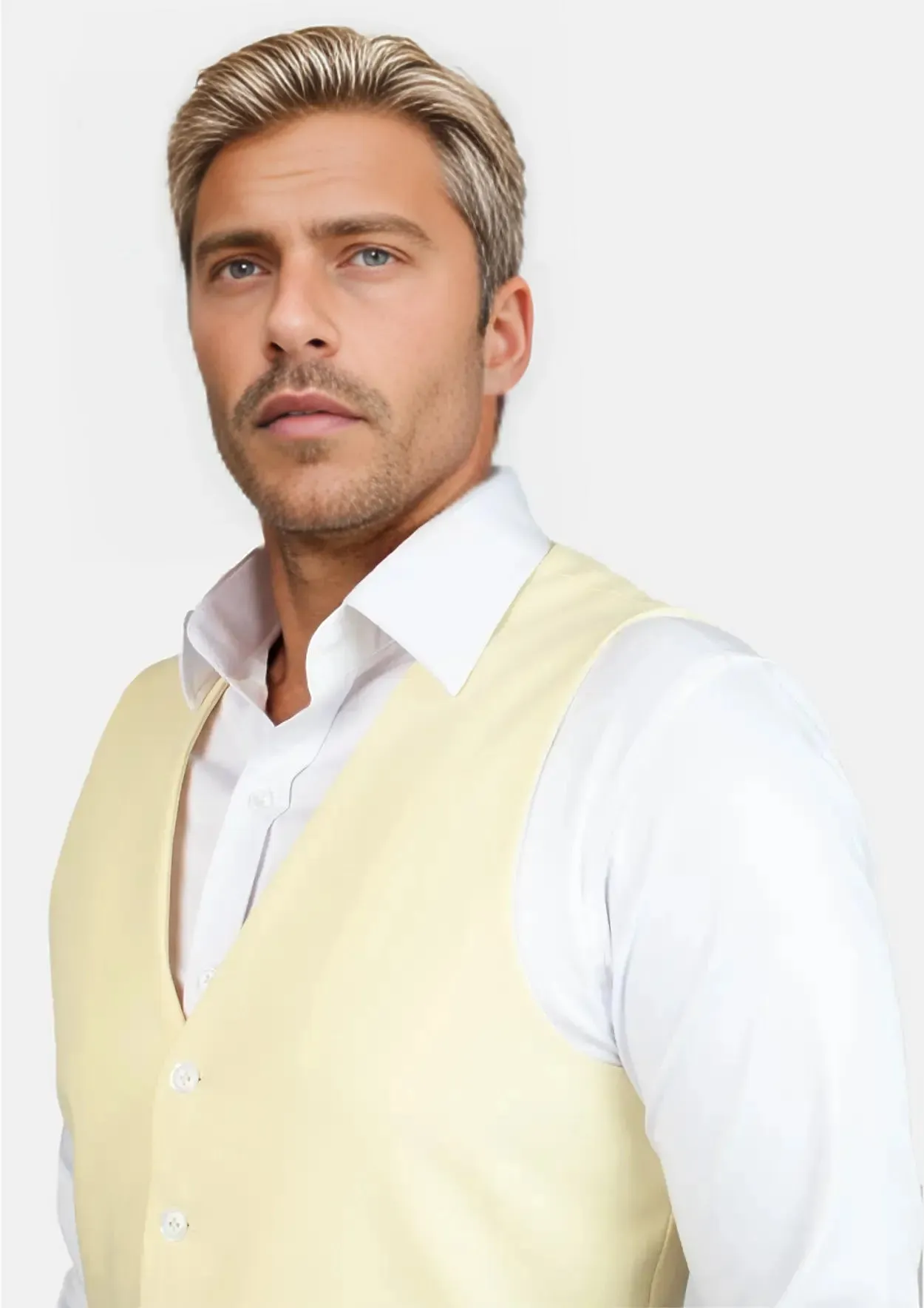 Cream Vest sold by Sartoro product image thumbnail 2