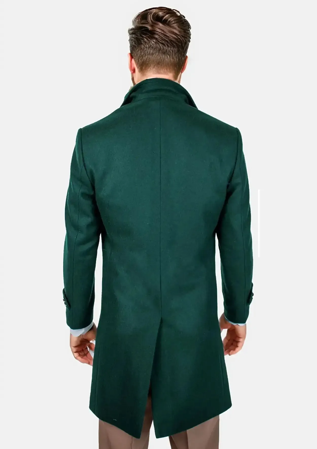 Green Classic Overcoat sold by Sartoro product image thumbnail 4