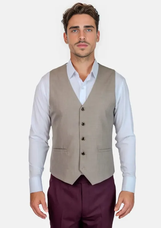 Dorian Grey Sharkskin Vest sold by Sartoro