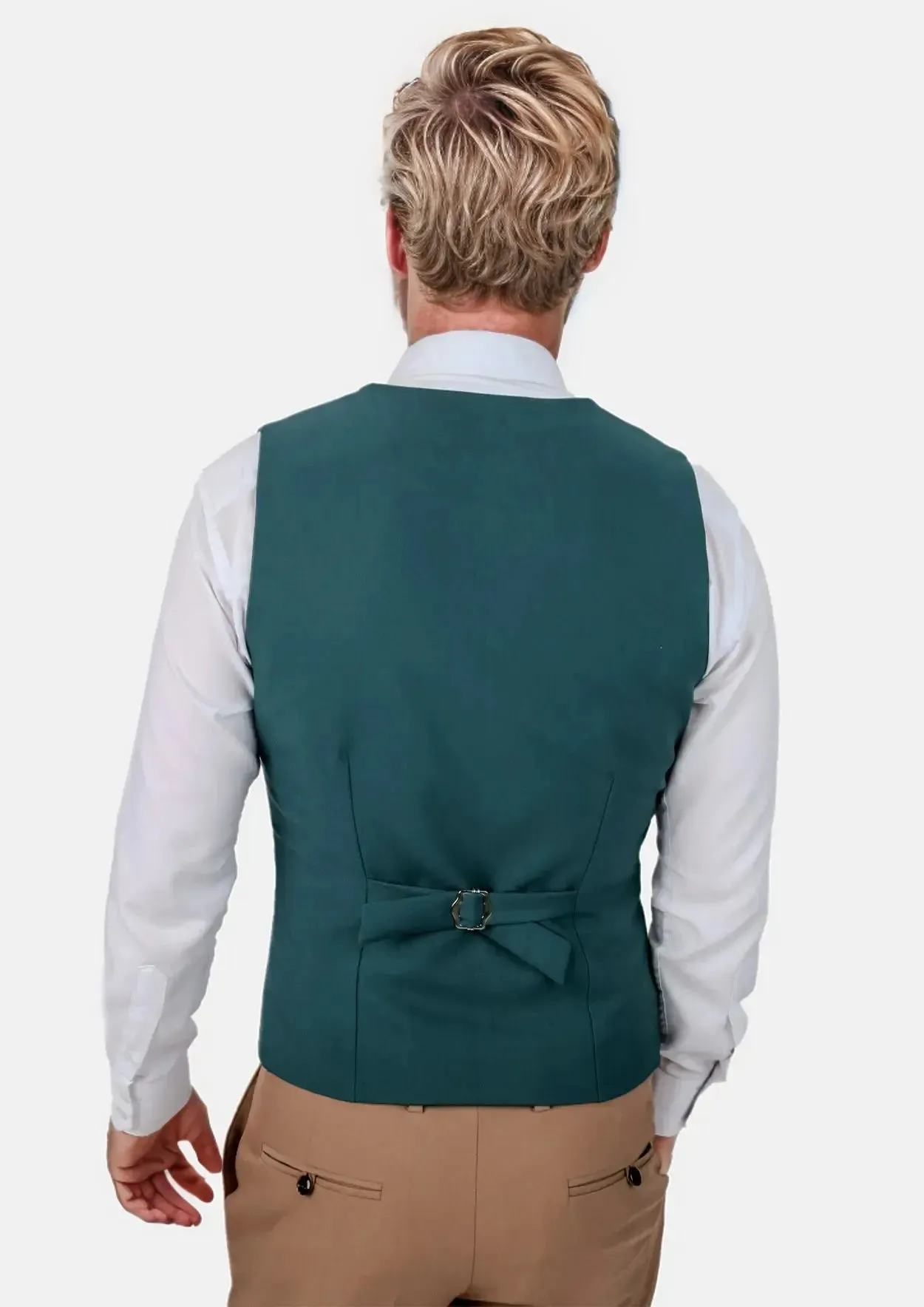 Diamantia Teal Vest sold by Sartoro product image thumbnail 4