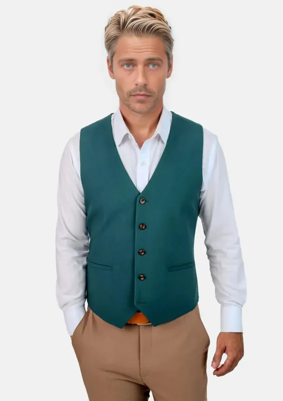 Diamantia Teal Vest sold by Sartoro