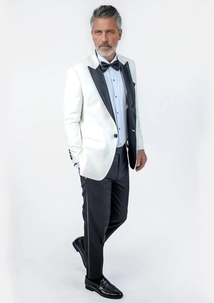Alabaster White Tuxedo sold by Sartoro product image thumbnail 3