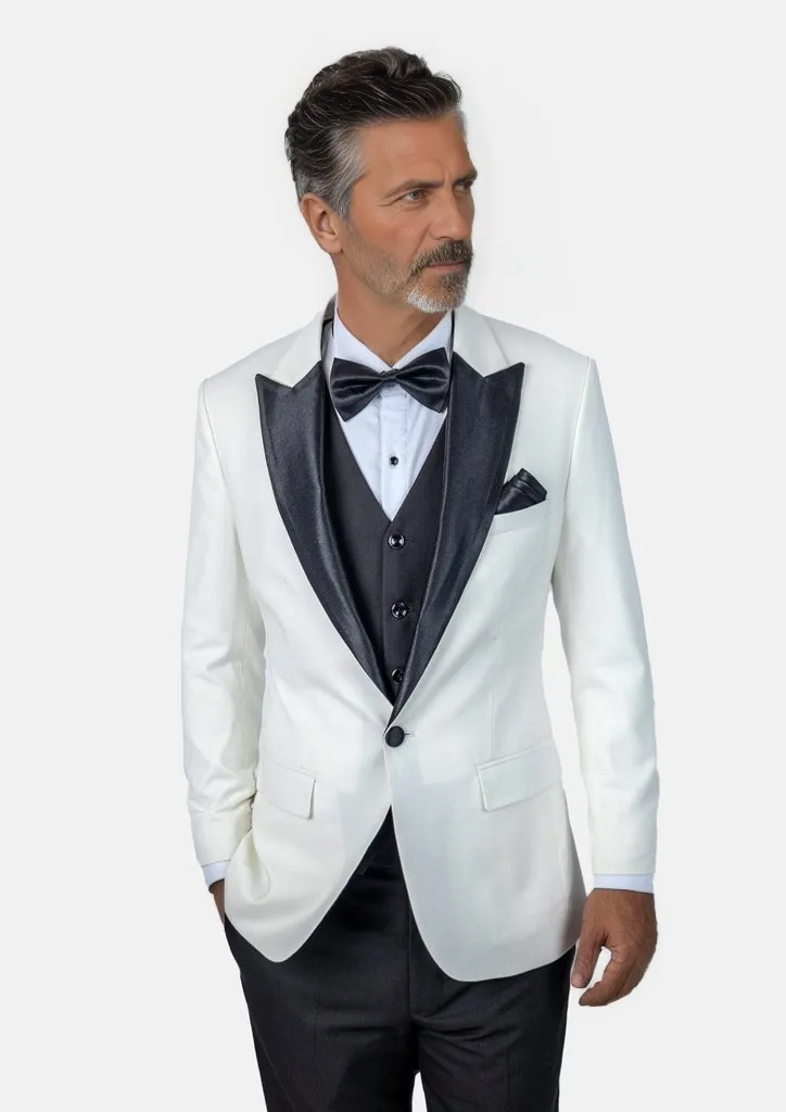 Alabaster White Tuxedo sold by Sartoro product image thumbnail 4