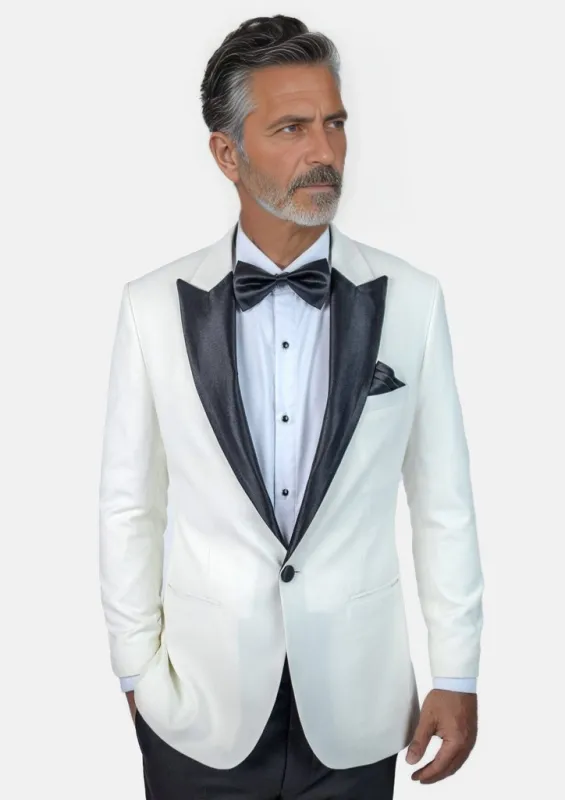 Alabaster White Tuxedo made by Sartoro