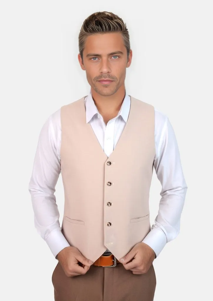 Champagne Vest sold by Sartoro