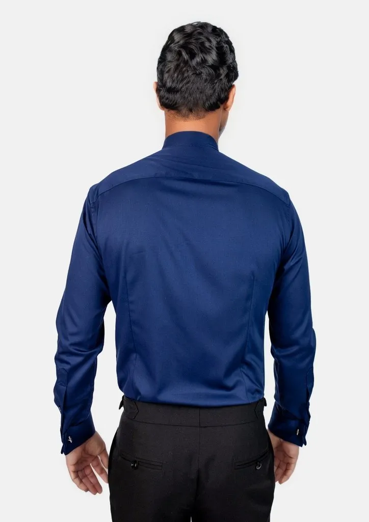 Blue Bamboo Tuxedo Shirt sold by Sartoro product image thumbnail 5