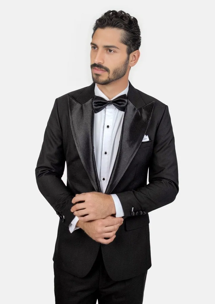Liberty Black Sharkskin Tuxedo sold by Sartoro product image thumbnail 5