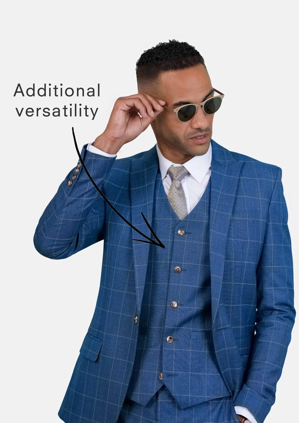 Matching Vest - Premium sold by Sartoro product image thumbnail 3