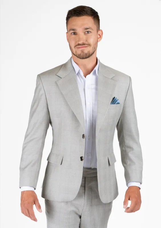 Ellis Off-White Prince Of Wales Suit sold by Sartoro