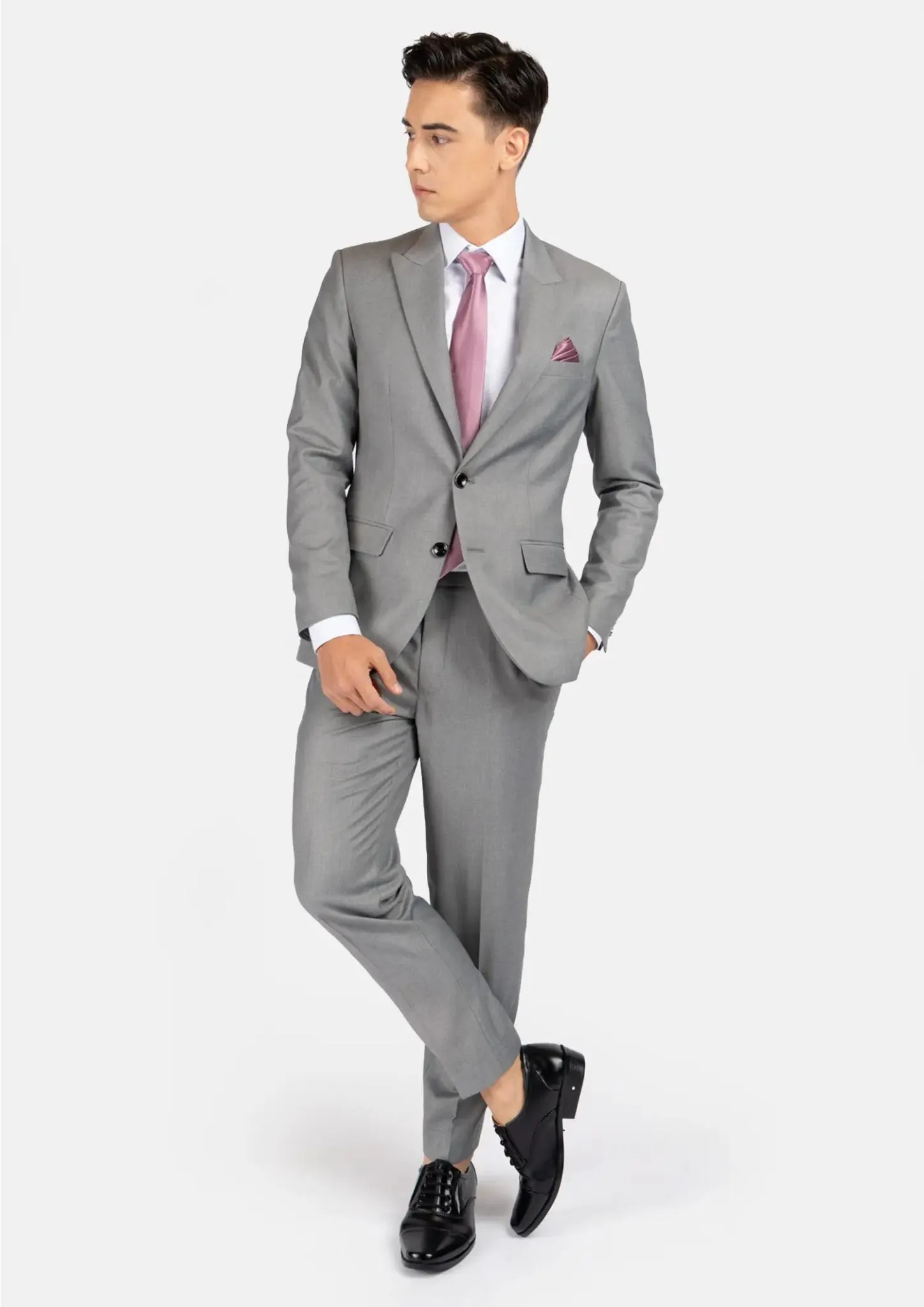 Bryant Light Grey Twill Suit sold by Sartoro product image thumbnail 2