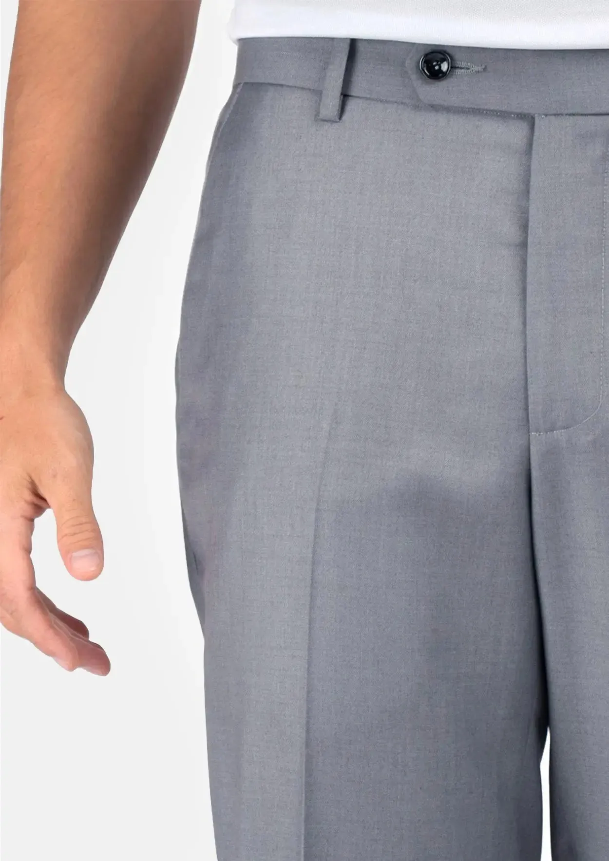 Oslo Grey Twill Pants sold by Sartoro product image thumbnail 2