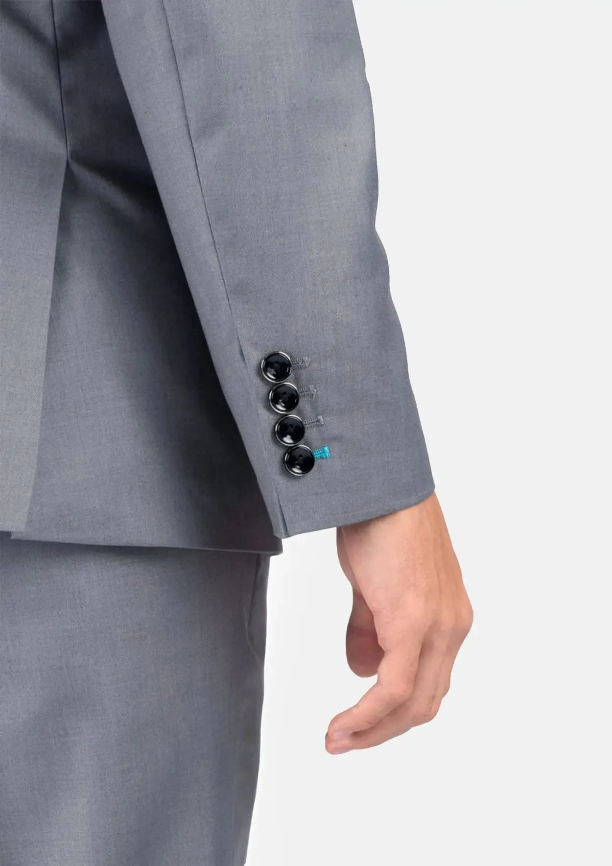 Hudson Oslo Grey Twill Suit sold by Sartoro product image thumbnail 4