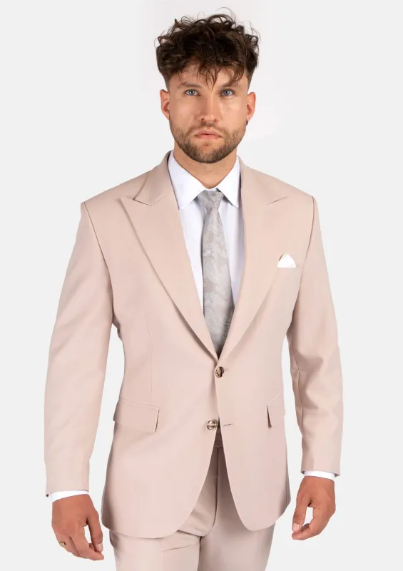 Hudson Champagne Stretch Suit sold by Sartoro