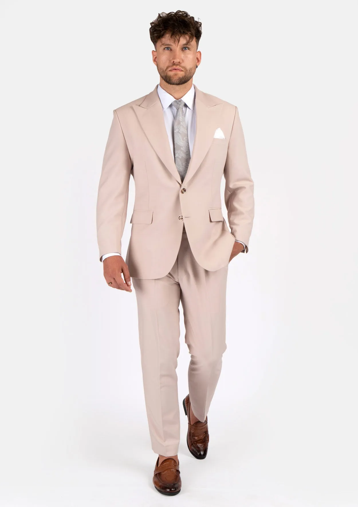 Hudson Champagne Stretch Suit sold by Sartoro product image thumbnail 3