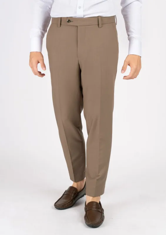 Light Brown Stretch Pants sold by Sartoro
