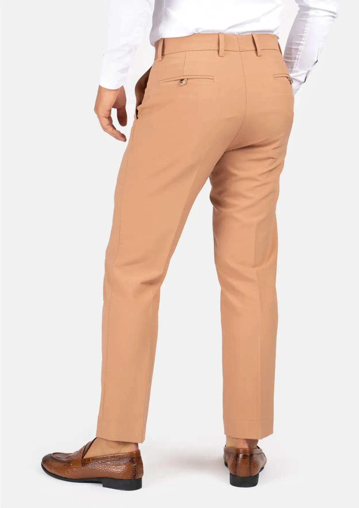 Camel Stretch Pants sold by Sartoro product image thumbnail 4