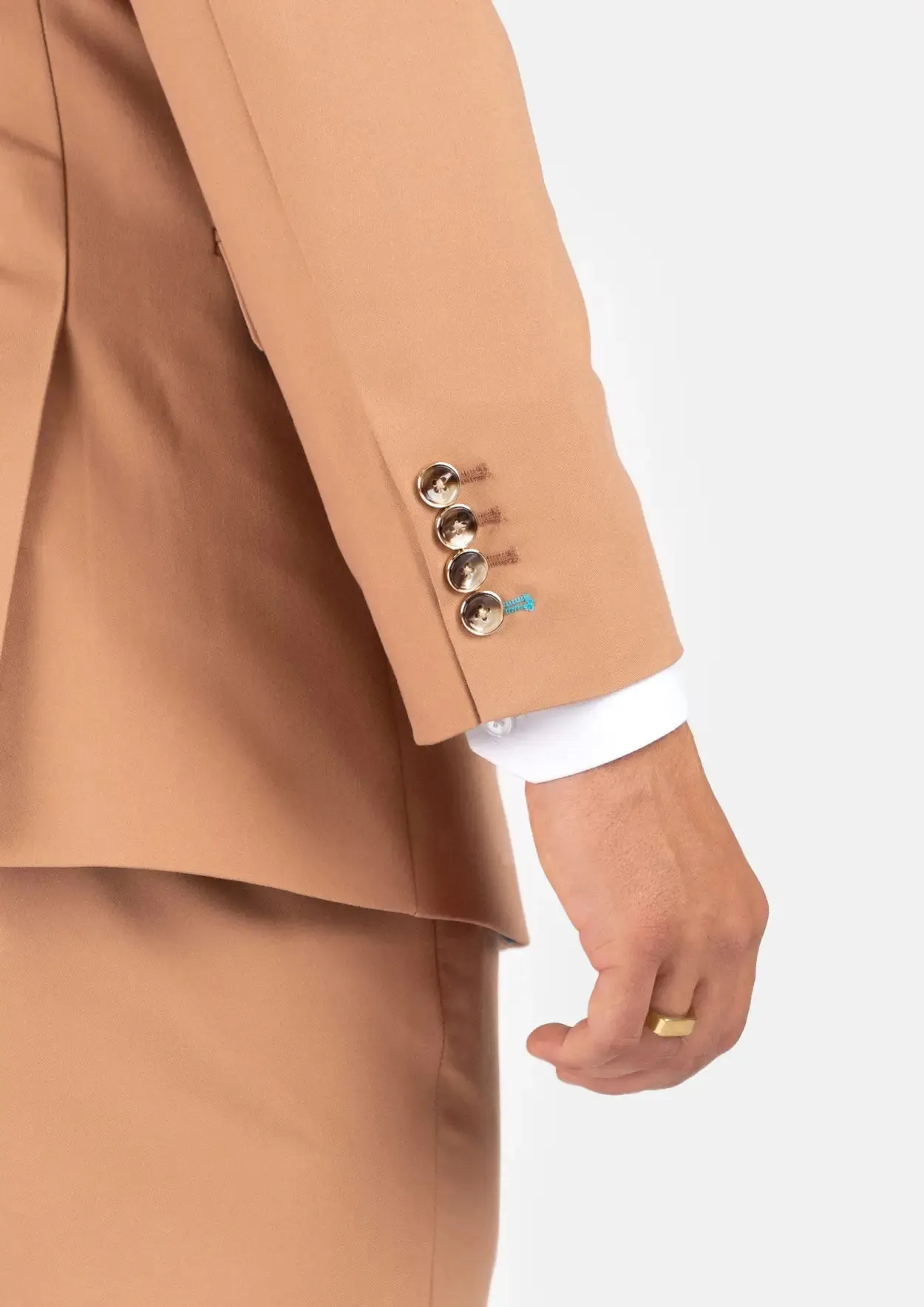 Ellis Camel Stretch Suit sold by Sartoro product image thumbnail 2