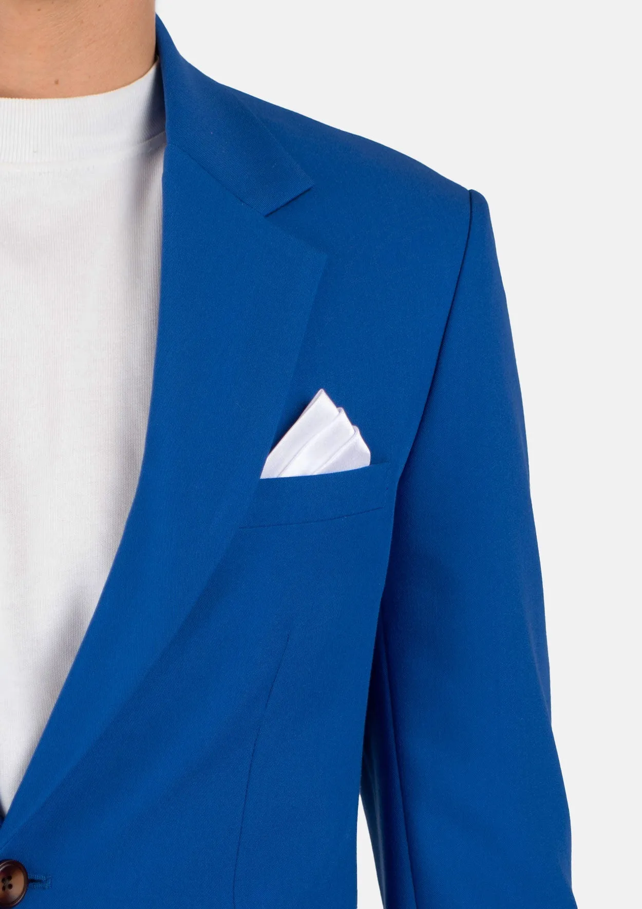 Royal Blue Stretch Jacket sold by Sartoro product image thumbnail 2