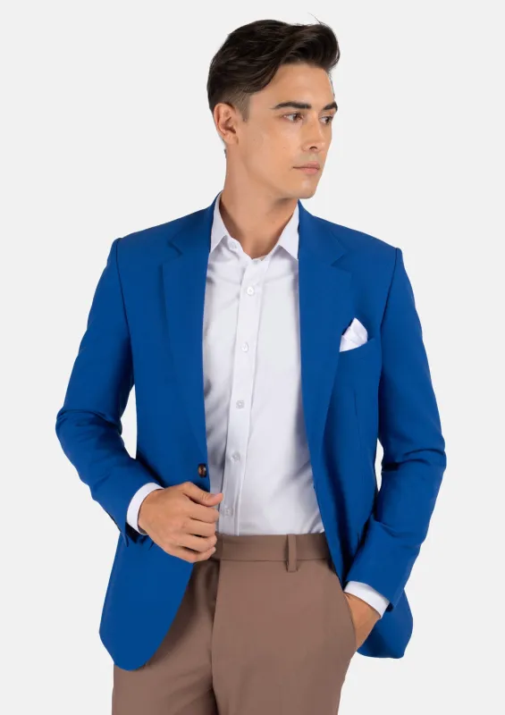 Astor Royal Blue Stretch Jacket sold by Sartoro