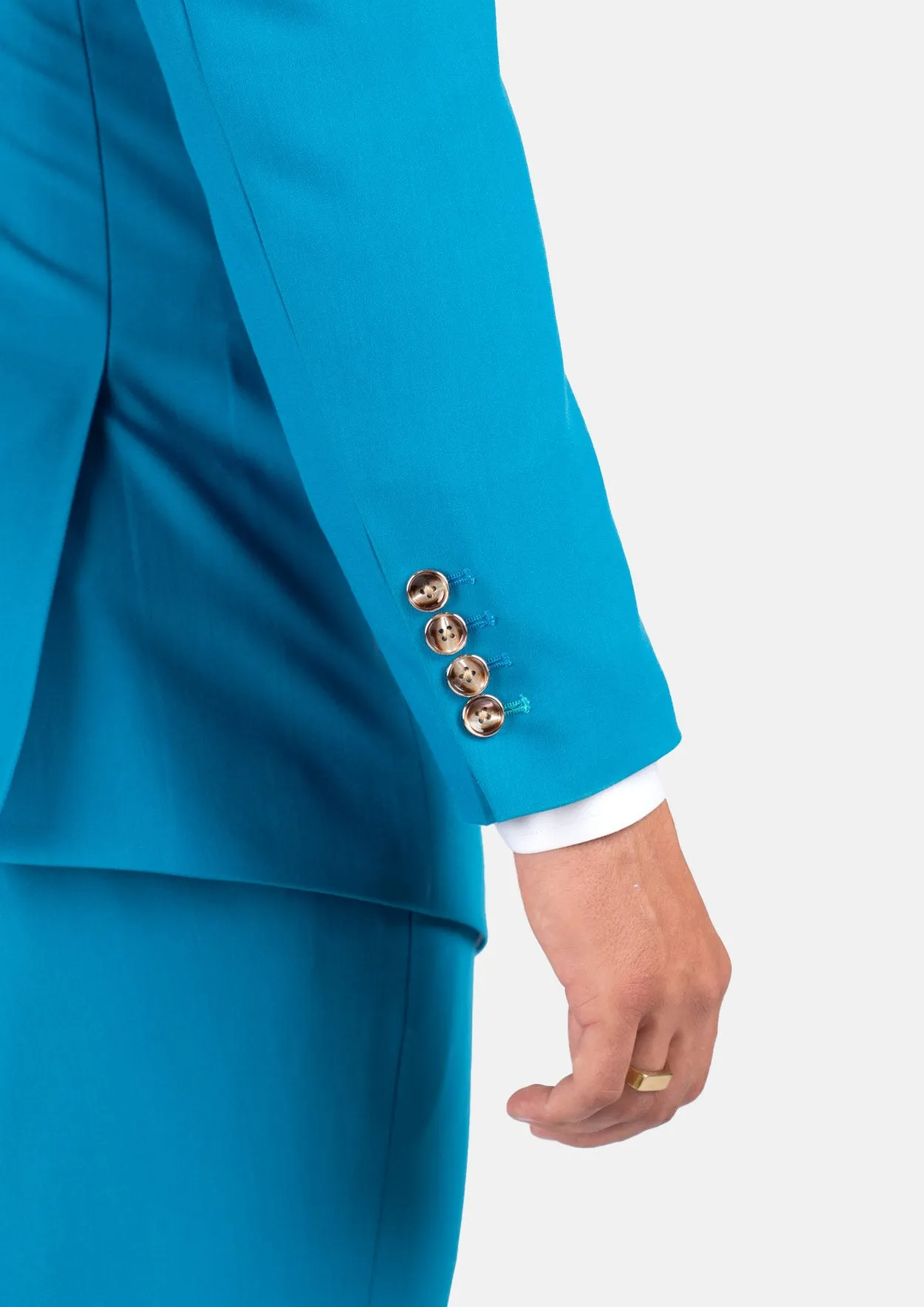 Hudson Sapphire Blue Stretch Suit sold by Sartoro product image thumbnail 4