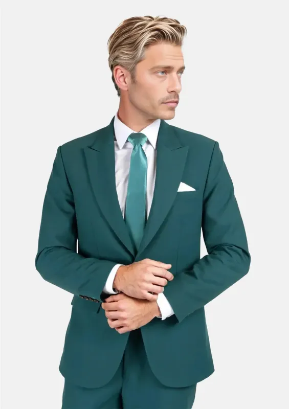 Bryant Diamantia Teal Stretch Suit sold by Sartoro