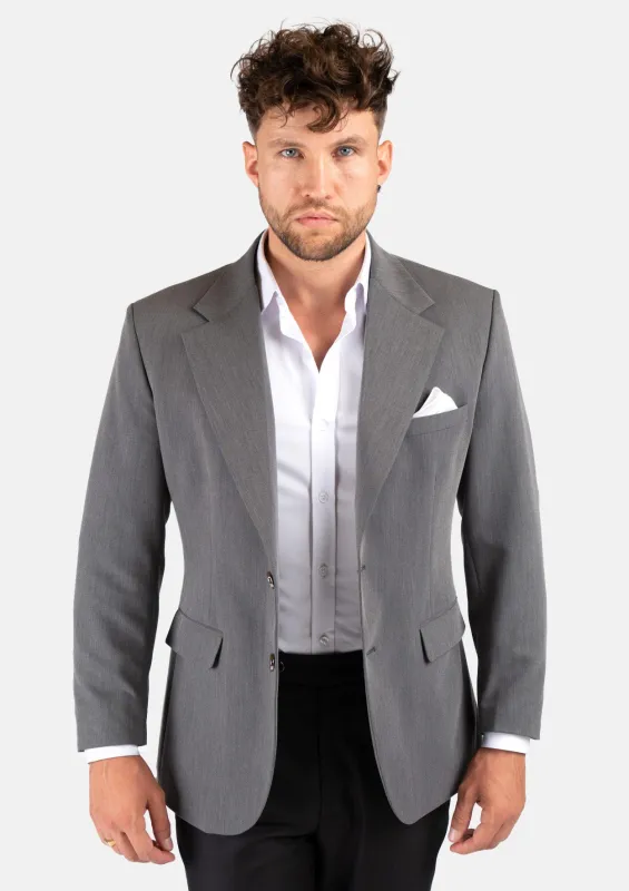 Ellis Light Grey Stretch Jacket sold by Sartoro