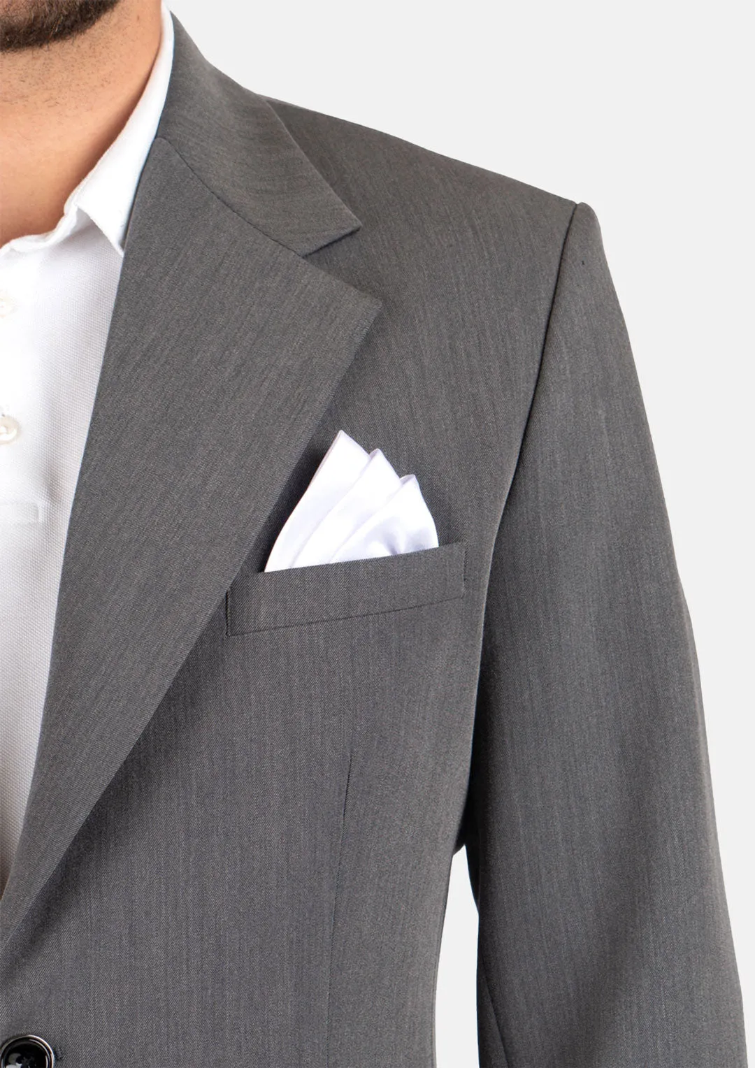 Light Grey Stretch Suit sold by Sartoro product image thumbnail 2