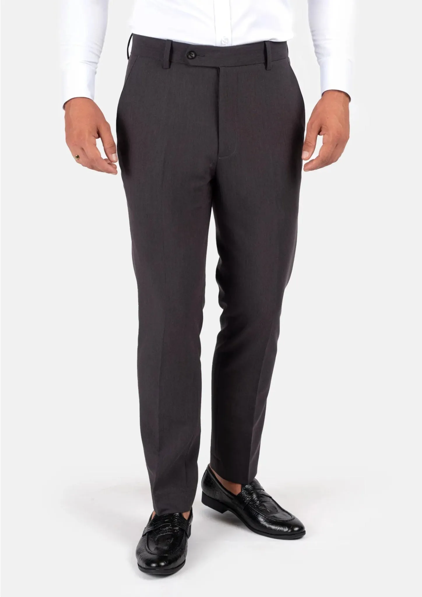 Charcoal Stretch Pants sold by Sartoro