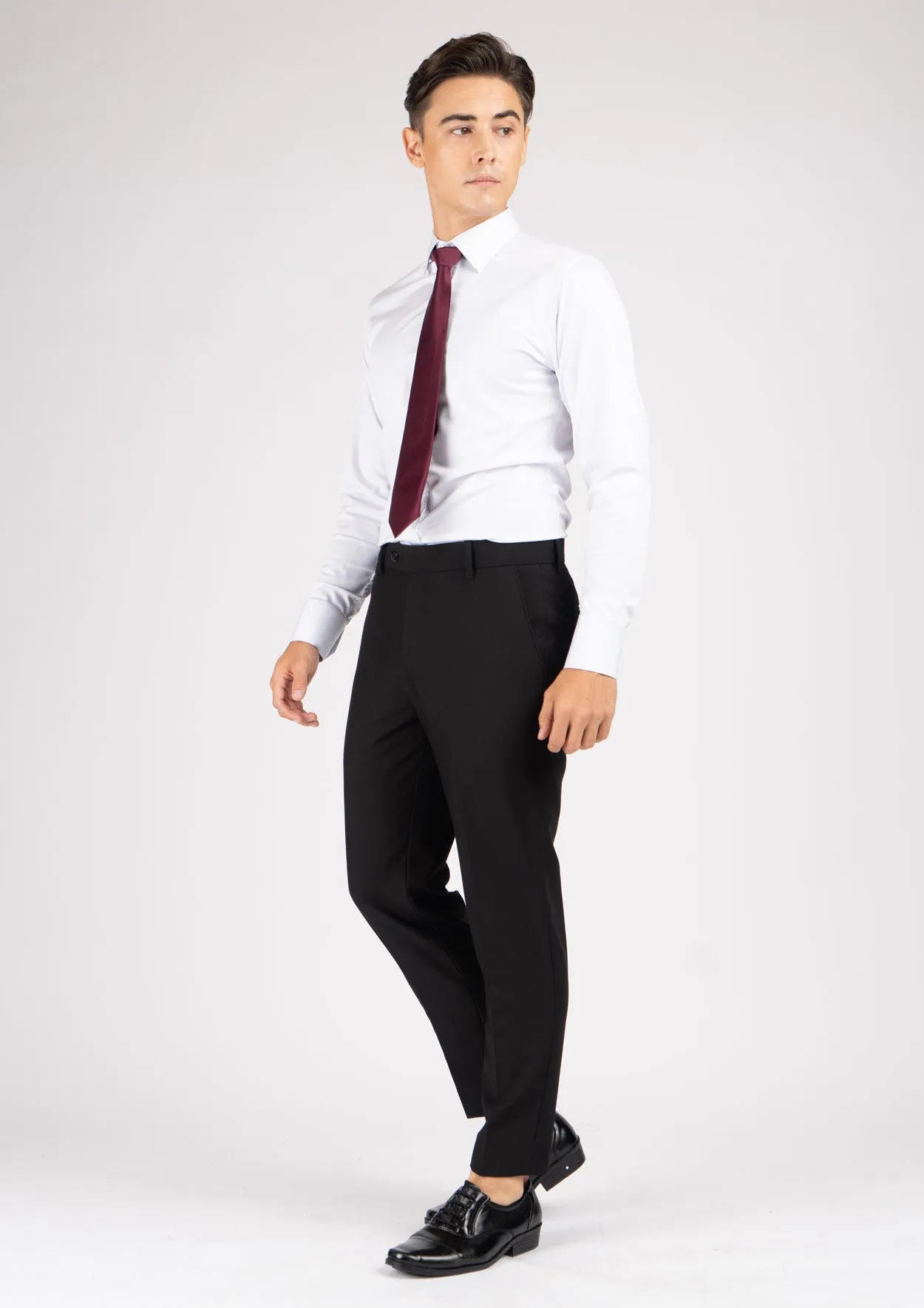 Midnight Black Stretch Pants sold by Sartoro product image thumbnail 3