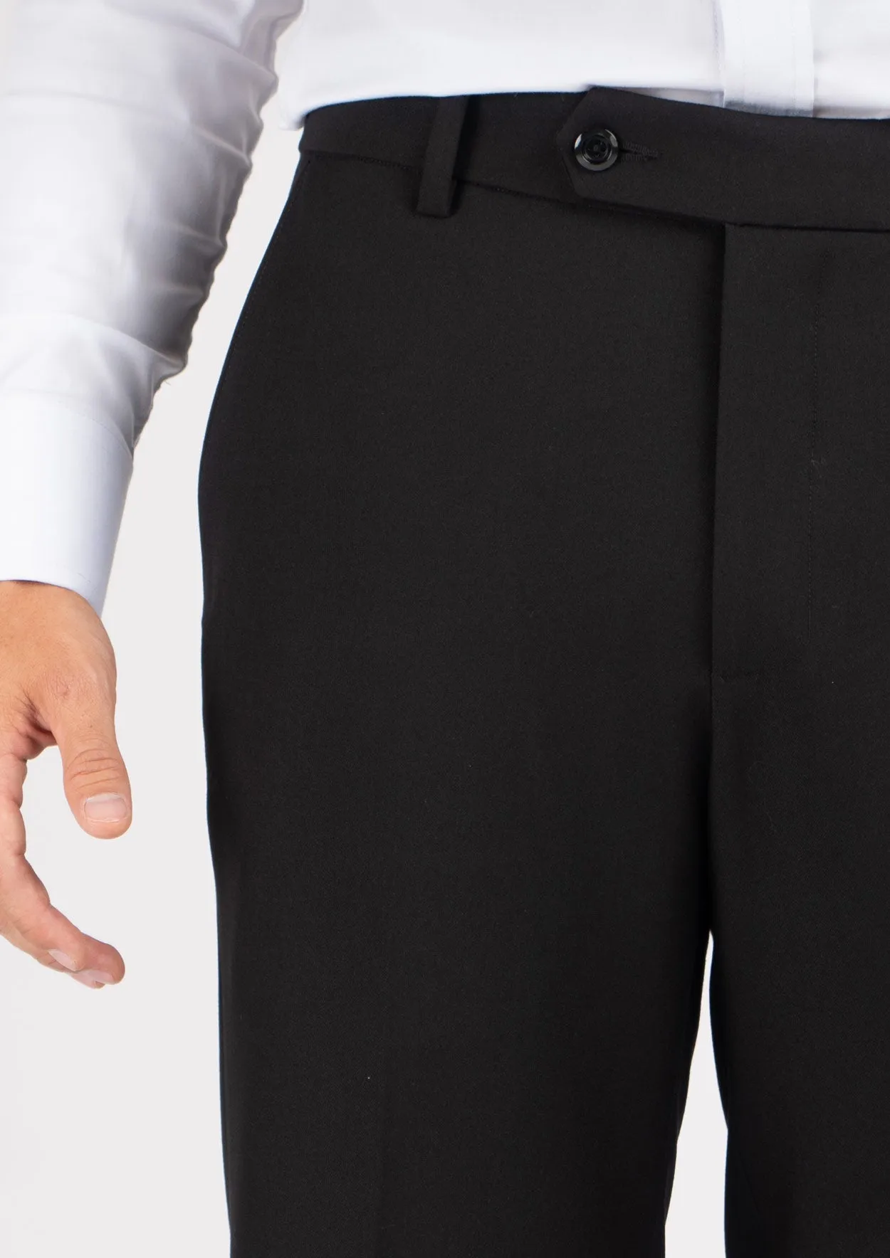 Midnight Black Stretch Pants sold by Sartoro product image thumbnail 2