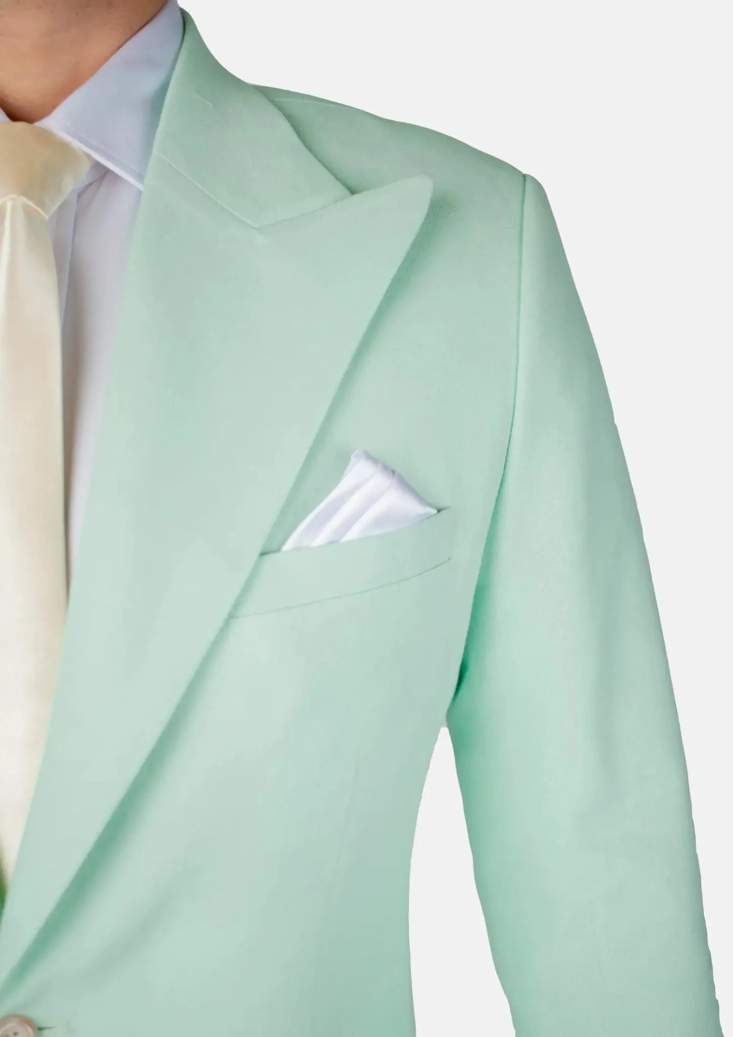 Hudson Mint Green Linen Blend Jacket sold by Sartoro product image thumbnail 2