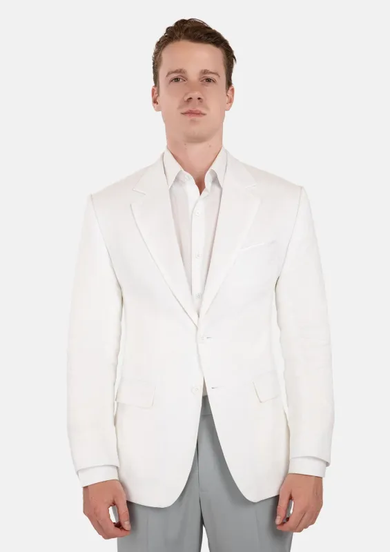 Astor White Linen Jacket sold by Sartoro