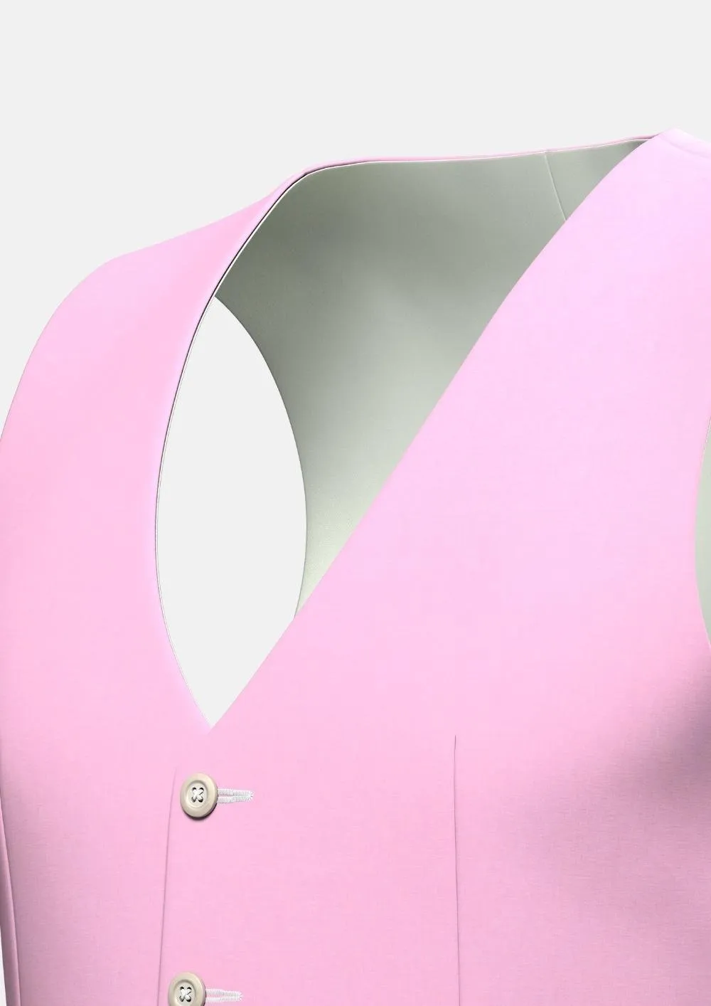 Lilac Linen Blend Vest sold by Sartoro product image thumbnail 2