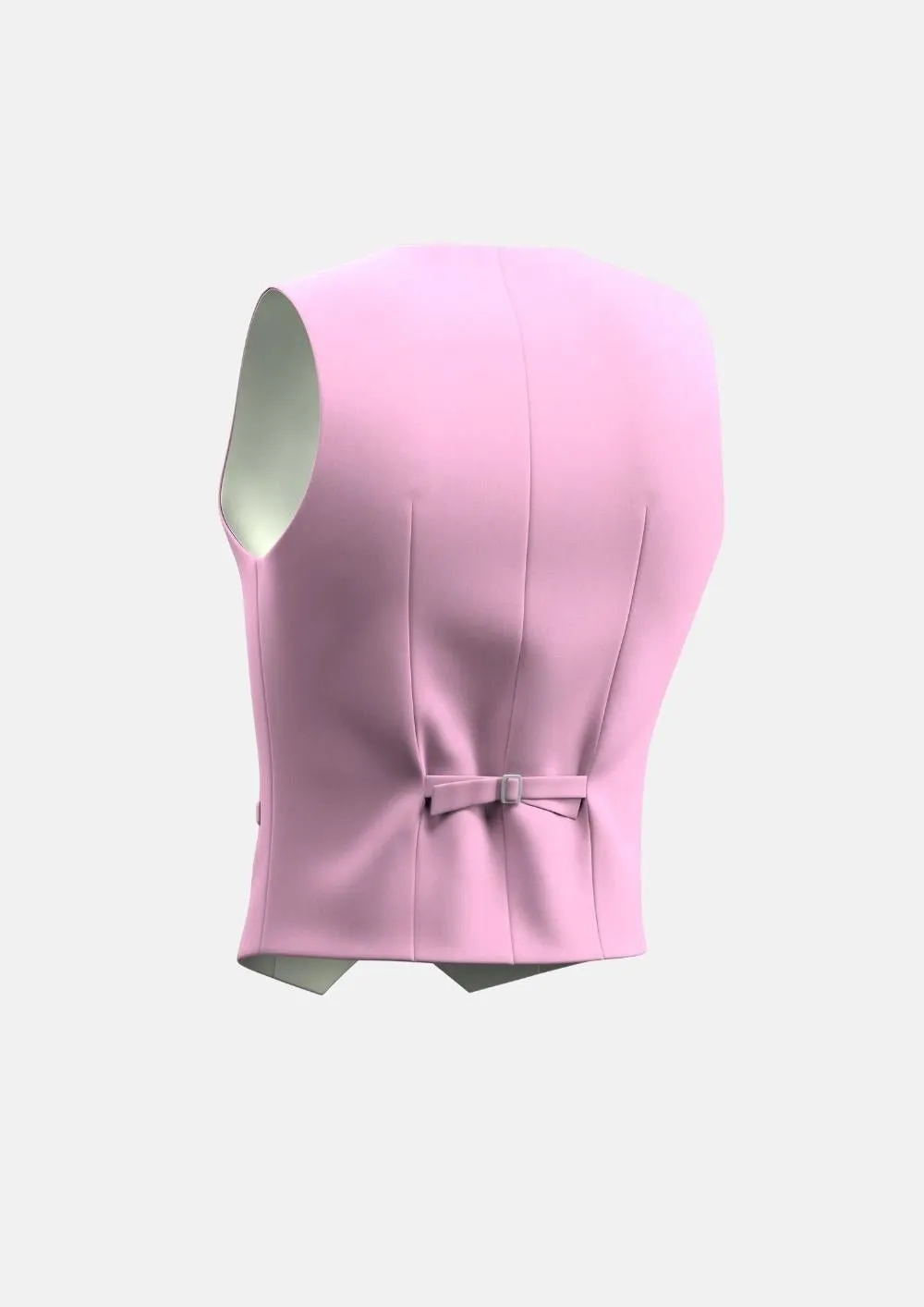 Lilac Linen Blend Vest sold by Sartoro product image thumbnail 3