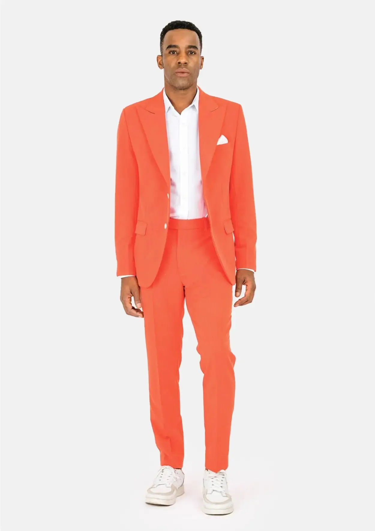 Hudson Orange Stretch Suit sold by Sartoro product image thumbnail 3