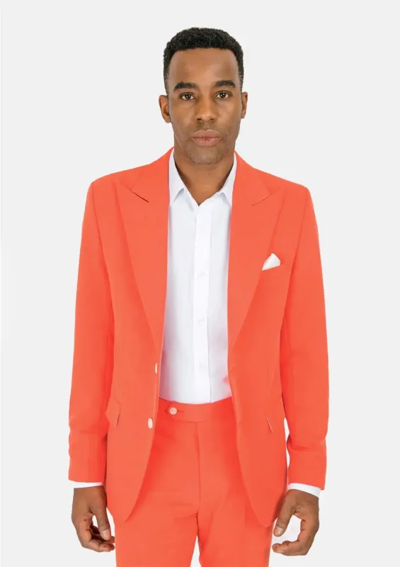 Hudson Orange Stretch Suit sold by Sartoro