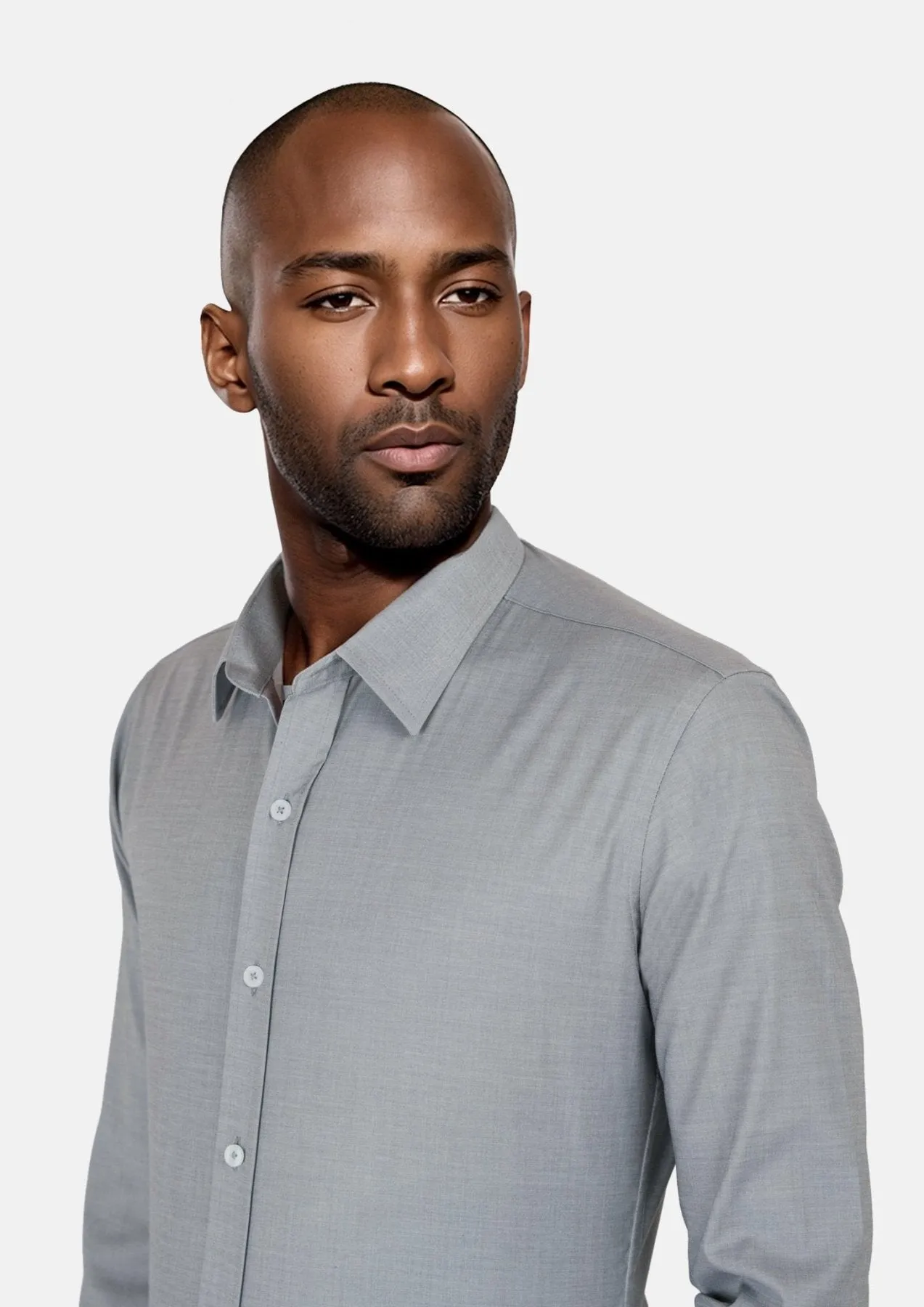 Grey Ultrasoft Bamboo Shirt sold by Sartoro product image thumbnail 3