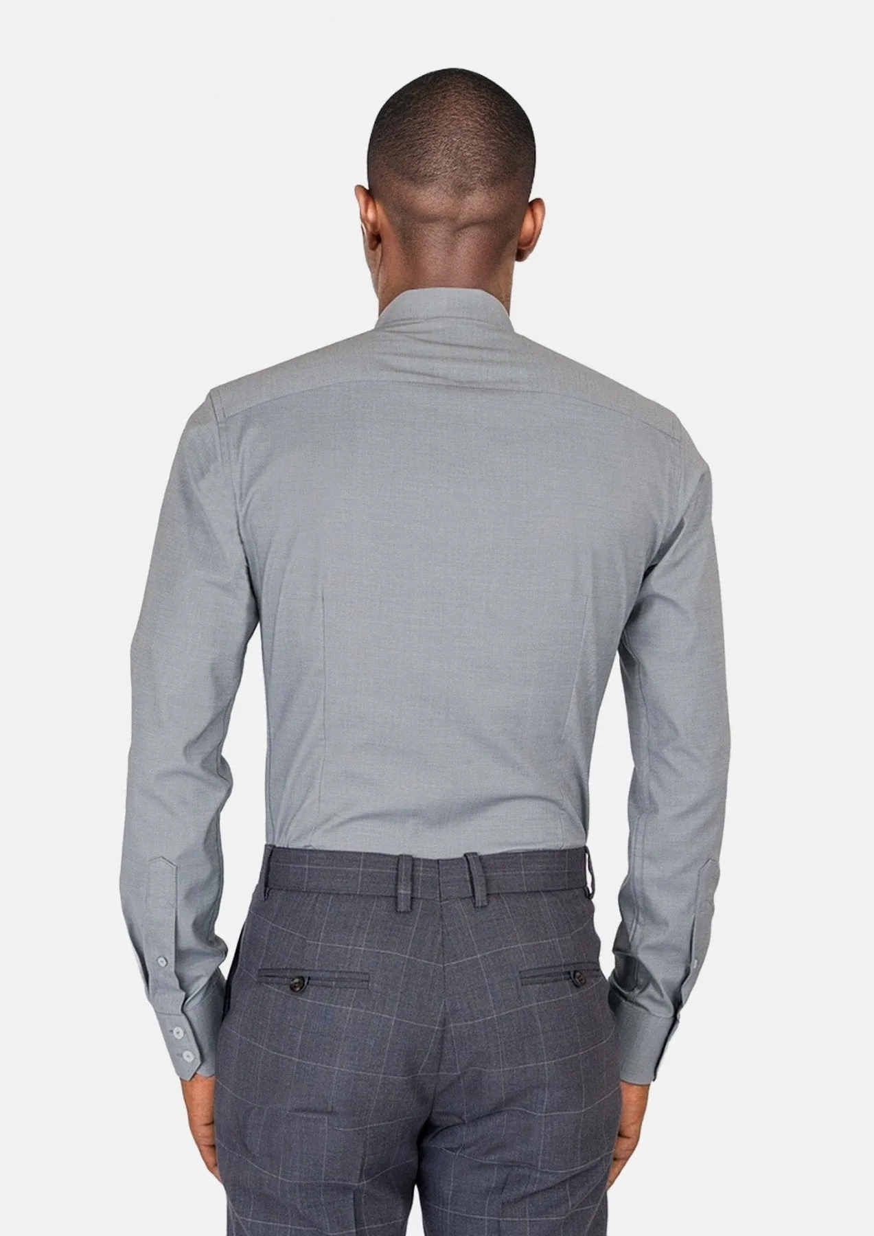 Grey Ultrasoft Bamboo Shirt sold by Sartoro product image thumbnail 5