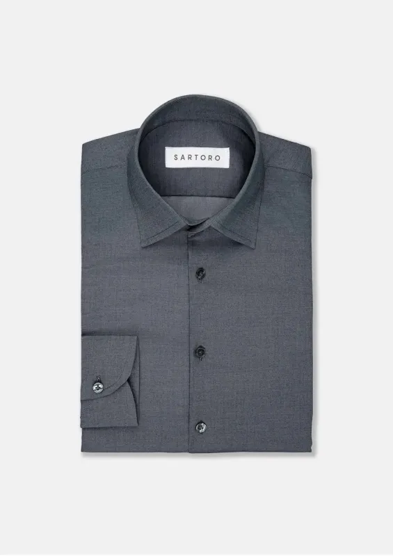Dark Grey Ultrasoft Bamboo Shirt sold by Sartoro
